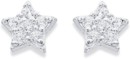 Sterling-Silver-Cubic-Zirconia-Star-Studs Sale