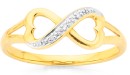9ct-Infinity-Diamond-Ring Sale