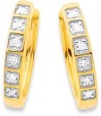9ct-Diamond-Huggies Sale