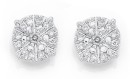 9ct-Yellow-Gold-Diamond-Sparkle-Cluster-Stud-Earrings Sale