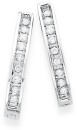 9ct-White-Gold-Diamond-Hoop-Earrings Sale