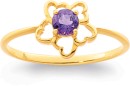 9ct-Amethyst-Flower-Ring Sale