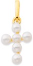 9ct-Freshwater-Pearl-Cross-Charm Sale