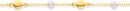 9ct-19cm-Pearl-and-Ball-Bracelet Sale