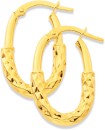 9ct-Diamond-Cut-Hoops Sale