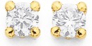 9ct-3mm-Cubic-Zirconia-Stud-Earrings Sale
