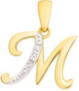9ct-Diamond-Initial-M-Pendant Sale