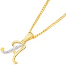 9ct-Diamond-Initial-A-Pendant Sale