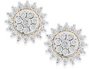 9ct-Diamond-Stud-Earrings Sale
