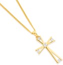 9ct-Diamond-Cross-Pendant Sale