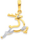 9ct-Diamond-Deer-Pendant Sale