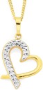 9ct-Two-Tone-Heart-Pendant Sale