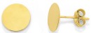 9ct-8mm-Disc-Stud-Earrings Sale