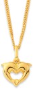 9ct-Double-Dolphin-Heart-Pendant Sale