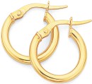 9ct-2x10mm-Polished-Hoop-Earrings Sale