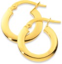 9ct-Knife-Edge-Hoops Sale