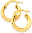 9ct-Reverse-Knife-Edge-Hoops Sale