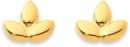 9ct-Three-Leaf-Earrings Sale