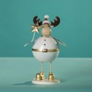 Christmas-Wishes-Metal-Standing-Moose Sale