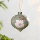 Christmas-Wishes-Floral-Painted-Bauble Sale