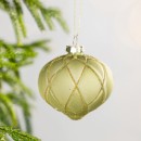 Christmas-Wishes-Green-Gold-Glitter-Glass-Bauble Sale