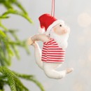 Christmas-Wishes-Santa-Doing-Yoga-Hanging-Decoration Sale