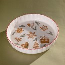 Christmas-Wishes-Christmas-Ceramic-Round-Baking-Dish Sale