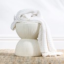 Fieldcrest-Clara-Bamboo-Viscose-Cotton-Stonewashed-Waffle-Blanket Sale
