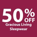 50-off-Gracious-Living-Sleepwear Sale
