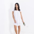 Gracious-Living-100-Cotton-Short-Sleeve-Nightie Sale