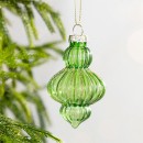 Christmas-Wishes-Green-Glass-Hanging-Ornament Sale