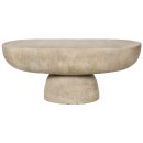 Cement-Look-Oval-Coffee-Table Sale