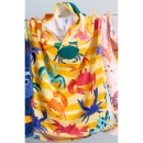 Printed-Velour-Kids-Poncho-Crabs Sale