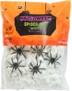 Halloween-Spider-Web-White-with-5-Spiders Sale