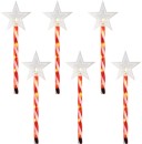 NEW-Mirabella-Solar-LED-Star-Stake-Lights-Pack-of-6 Sale