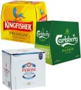 Peroni-Nastro-Azzurro-Carlsberg-Pilsner-or-Kingfisher-12-x-330ml-Bottles Sale