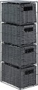 4-Drawer-Woven-Storage-Box-Set Sale