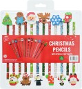 Christmas-Pencils-with-Eraser-Toppers-12-Pack Sale