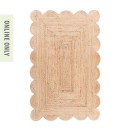 Scallop-Jute-Rug Sale