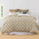 Amparo-100-French-Flax-Linen-Printed-Bedding-Duvet-Cover-Set-Eleanor Sale
