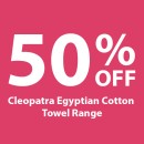 50-off-Cleopatra-Egyptian-Cotton-Towel-Range Sale