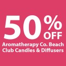 50-off-Aromatherapy-Co-Beach-Club-Candles-Diffusers Sale