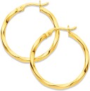 9ct-15mm-DC-Twist-Hoops Sale