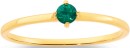 9ct-Created-Emerald-Love-Ring Sale