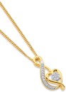 9ct-Diamond-Music-Note-Heart-Pendant Sale