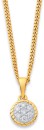 9ct-Diamond-Round-Patterned-Pendant Sale
