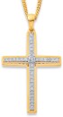 9ct-Diamond-Cross-Pendant Sale
