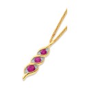 9ct-Ruby-Twist-Pendant-with-Diamonds Sale