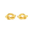 9ct-Hollow-Knot-Studs Sale