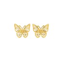 9ct-Lace-Cutout-Butterfly-Studs Sale